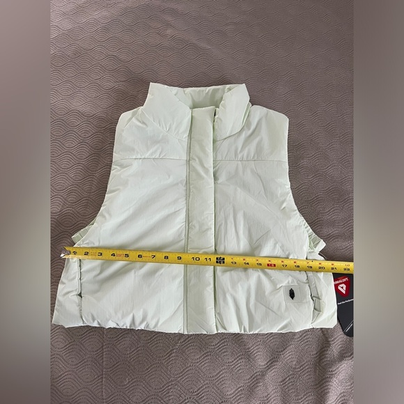 🆕 Free People Movement Sight Seein’ puffer vest in mint green size XS - Picture 6 of 11